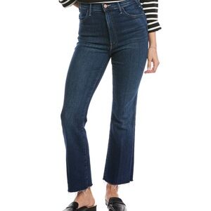 MOTHER Blue Flare Wide Leg Jeans